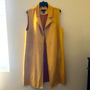 No sleeve long jacket